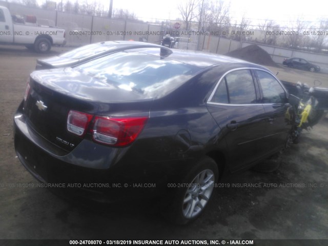 1G11C5SL2FF200697 - 2015 CHEVROLET MALIBU 1LT მუქწითელი ფოტო 4