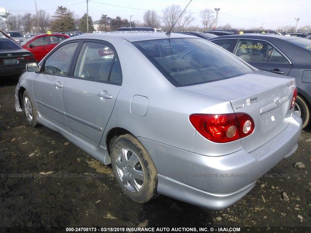 1NXBR32E97Z911919 - 2007 TOYOTA COROLLA CE/LE/S SILVER photo 3