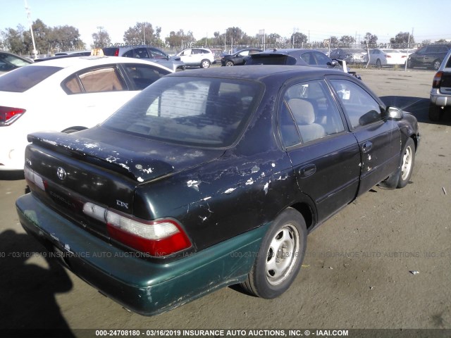 1NXBB02E8VZ633174 - 1997 TOYOTA COROLLA DX GREEN photo 4