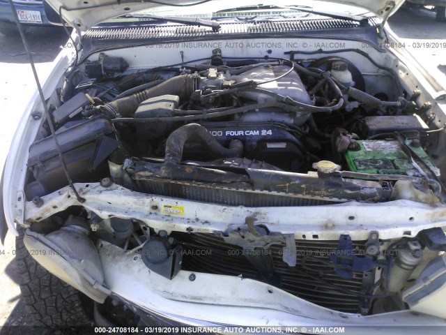 5TEGN92N23Z230429 - 2003 TOYOTA TACOMA DOUBLE CAB PRERUNNER WHITE photo 10