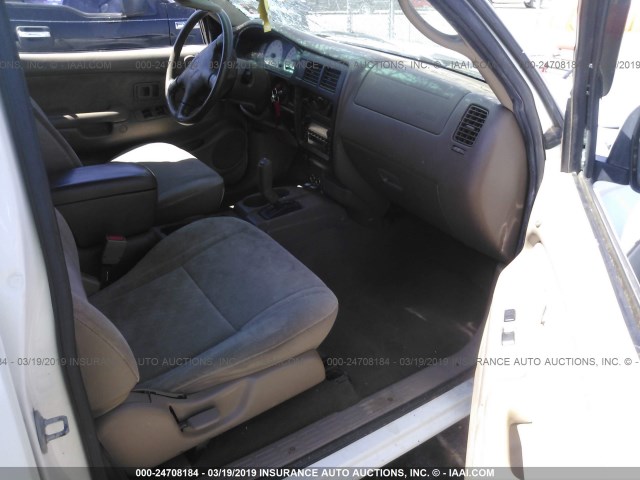 5TEGN92N23Z230429 - 2003 TOYOTA TACOMA DOUBLE CAB PRERUNNER WHITE photo 5