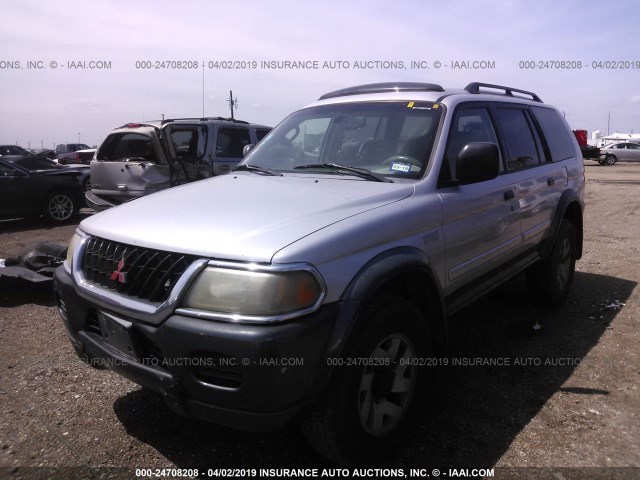 JA4MT31R83J039421 - 2003 MITSUBISHI MONTERO SPORT XLS SILVER photo 2