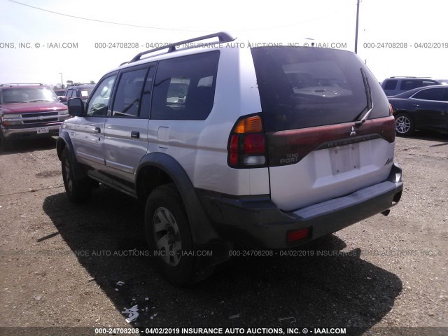 JA4MT31R83J039421 - 2003 MITSUBISHI MONTERO SPORT XLS SILVER photo 3