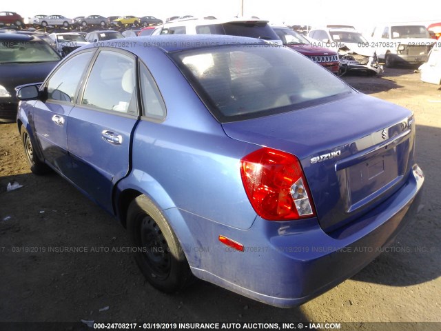 KL5JD56Z38K871900 - 2008 SUZUKI FORENZA CONVENIENCE/POPULAR BLUE photo 3