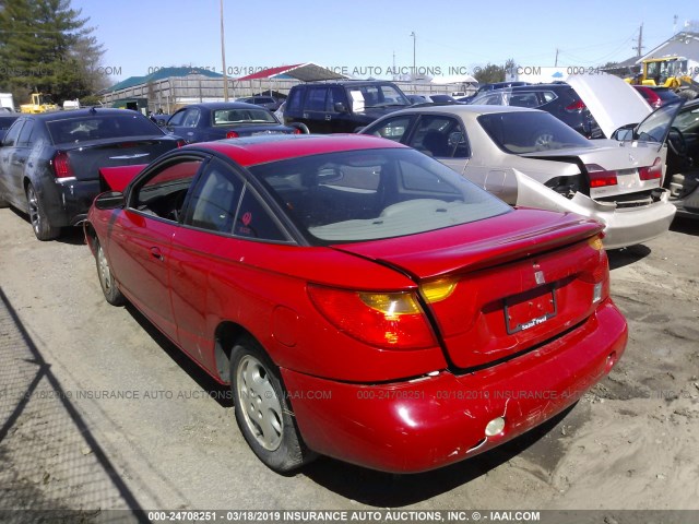 1G8ZY12762Z247726 - 2002 SATURN SC2 RED photo 3