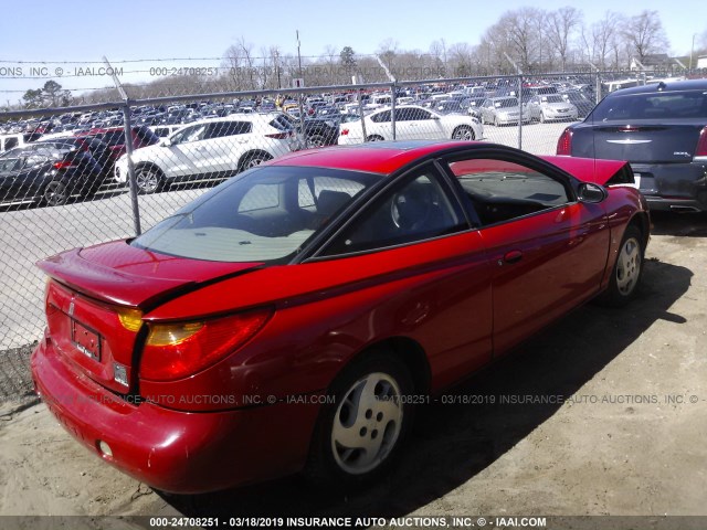 1G8ZY12762Z247726 - 2002 SATURN SC2 RED photo 4