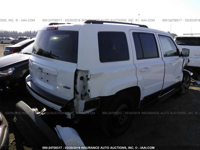 1C4NJPFA9FD430042 - 2015 JEEP PATRIOT LATITUDE WHITE photo 4