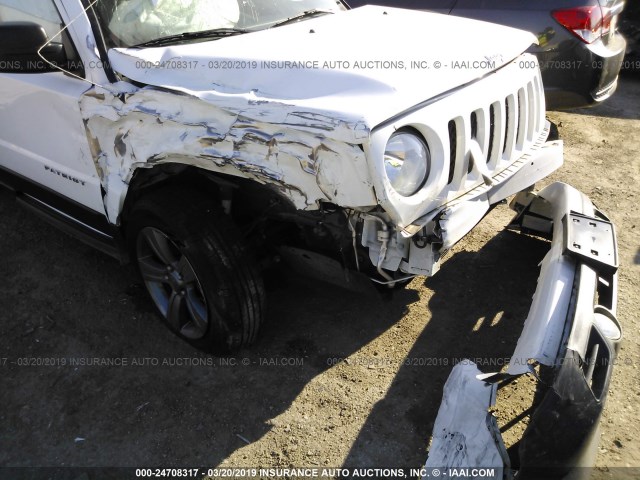 1C4NJPFA9FD430042 - 2015 JEEP PATRIOT LATITUDE WHITE photo 6