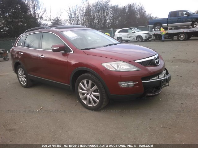 JM3TB38A680155581 - 2008 MAZDA CX-9 RED photo 1