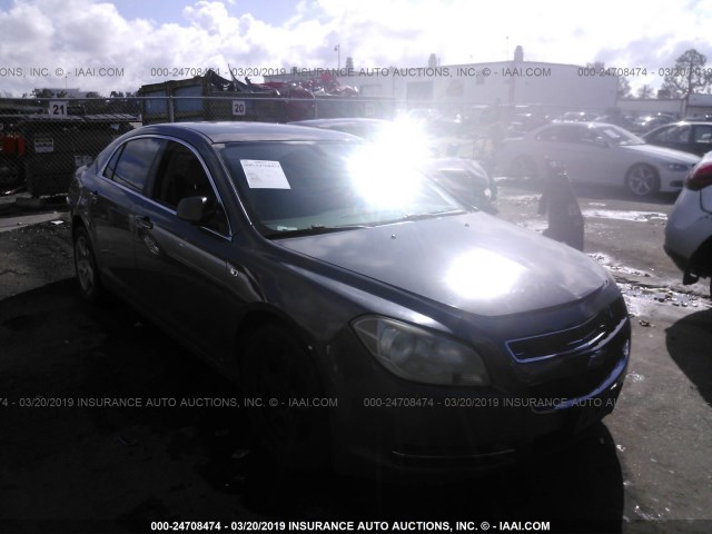 1G1ZG57N38F203838 - 2008 CHEVROLET MALIBU LS SILVER photo 1