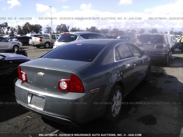 1G1ZG57N38F203838 - 2008 CHEVROLET MALIBU LS SILVER photo 4