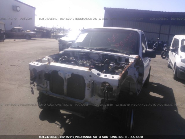 1FTYR10U94PA72913 - 2004 FORD RANGER WHITE photo 6