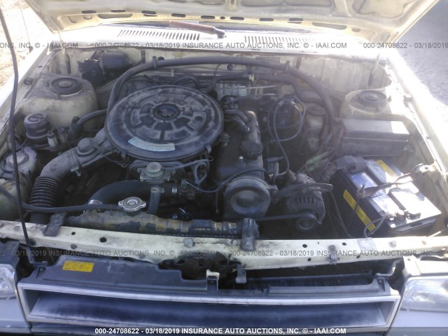 JT2AL31G5G0430070 - 1986 TOYOTA TERCEL CREAM photo 10