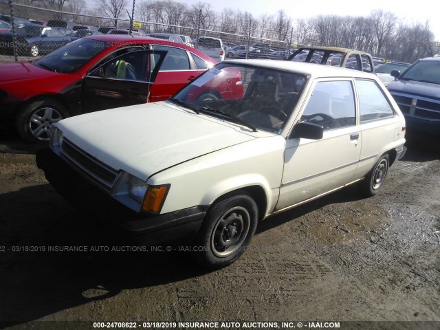 JT2AL31G5G0430070 - 1986 TOYOTA TERCEL CREAM photo 2