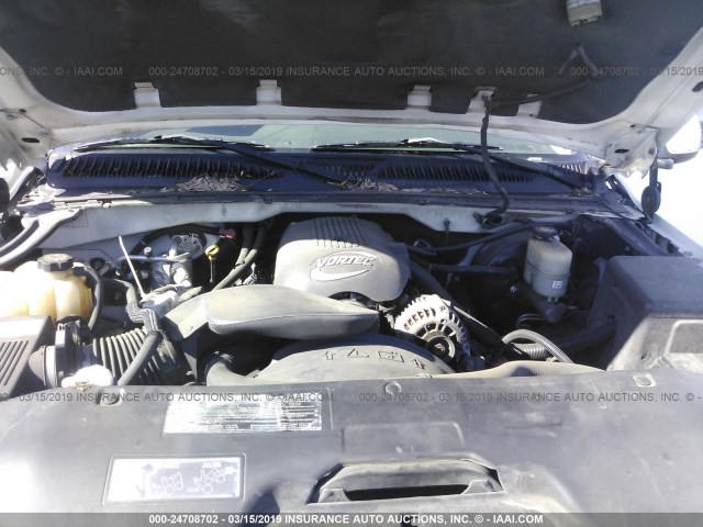 2GCEC19V121414803 - 2002 CHEVROLET SILVERADO C1500 WHITE photo 10