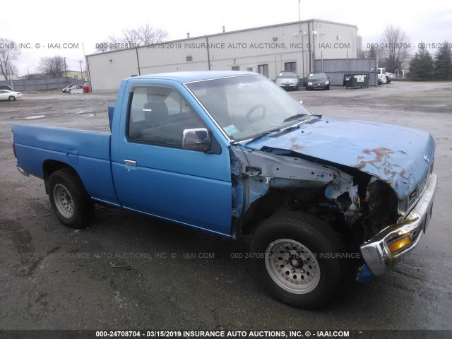 1N6SD11S4TC353814 - 1996 NISSAN TRUCK XE BLUE photo 1