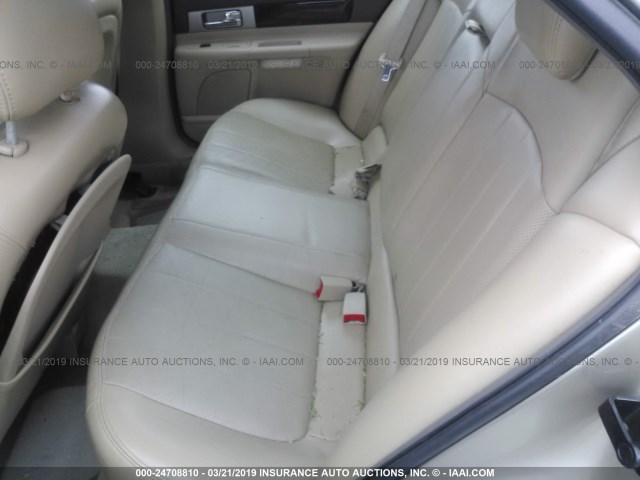 1LNFM87A66Y621938 - 2006 LINCOLN LS GOLD photo 8