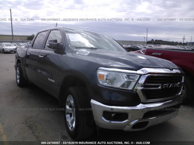 1C6RREFT9KN547941 - 2019 RAM 1500 BIG HORN/LONE STAR GRAY photo 1