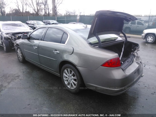 1G4HC5E16AU124059 - 2010 BUICK LUCERNE CXL TAN photo 3