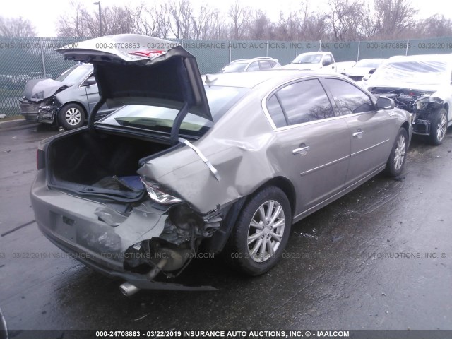 1G4HC5E16AU124059 - 2010 BUICK LUCERNE CXL TAN photo 4