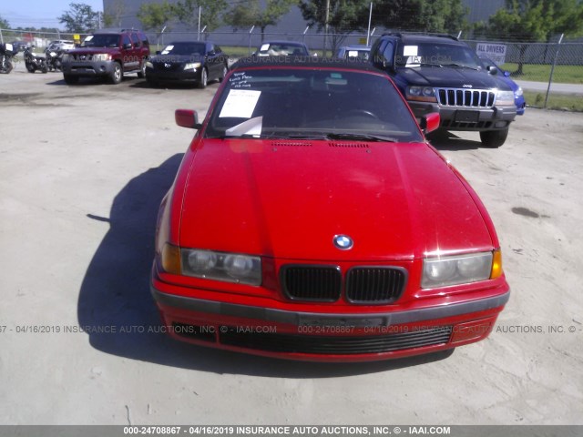 WBABJ7331XEA19612 - 1999 BMW 323 IC RED photo 6