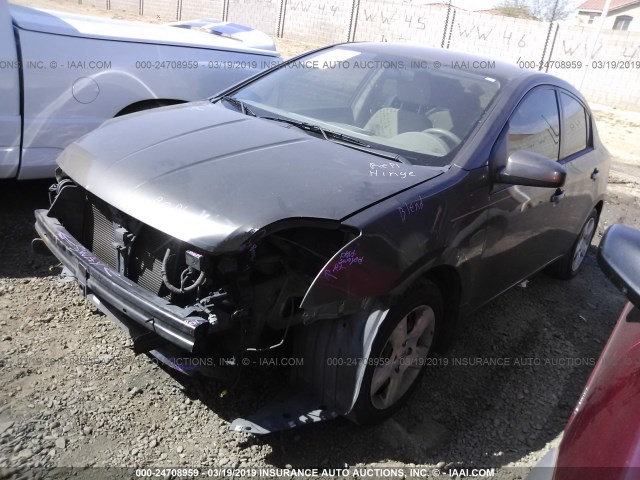 3N1AB61E48L698593 - 2008 NISSAN SENTRA 2.0/2.0S/2.0SL GRAY photo 2