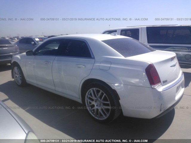 2C3CCAAG0FH766471 - 2015 CHRYSLER 300 LIMITED WHITE photo 3