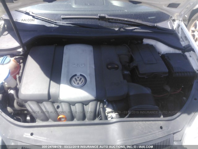 3VWRZ71K18M188717 - 2008 VOLKSWAGEN JETTA SE/SEL WHITE photo 10