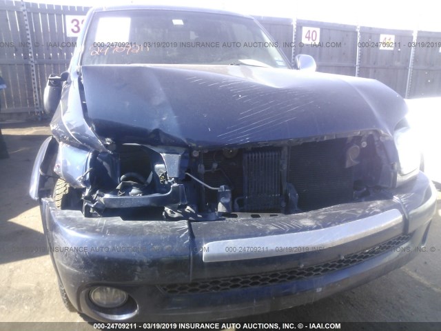 5TBRT34133S398351 - 2003 TOYOTA TUNDRA ACCESS CAB SR5 BLUE photo 6