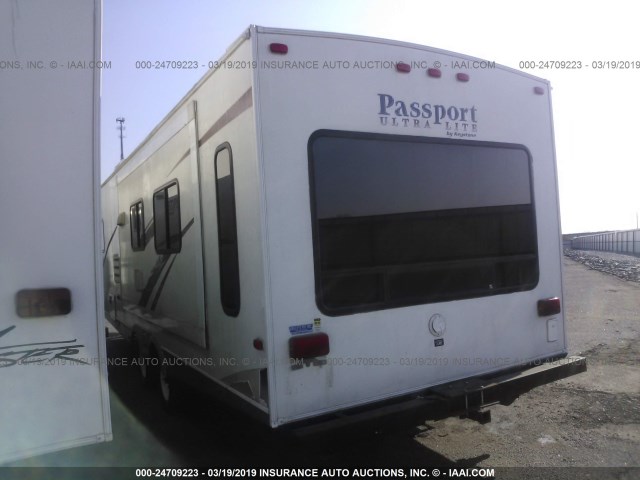 4YDT2852096411678 - 2009 KEYS CAMPER  WHITE photo 3