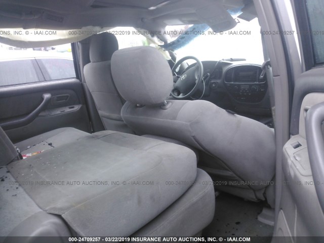 5TDBT44A05S243984 - 2005 TOYOTA SEQUOIA SR5 SILVER photo 8