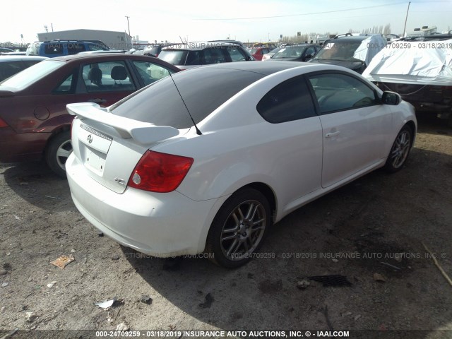 JTKDE167770167603 - 2007 TOYOTA SCION TC Ақ фото 4