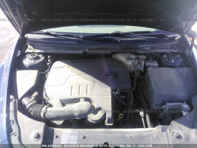 1G1ZA5EU1BF149278 - 2011 CHEVROLET MALIBU LS BLUE photo 10