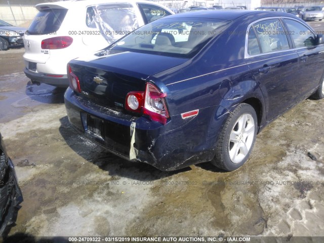1G1ZA5EU1BF149278 - 2011 CHEVROLET MALIBU LS BLUE photo 4