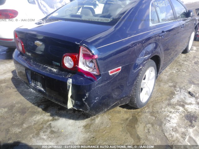1G1ZA5EU1BF149278 - 2011 CHEVROLET MALIBU LS BLUE photo 6