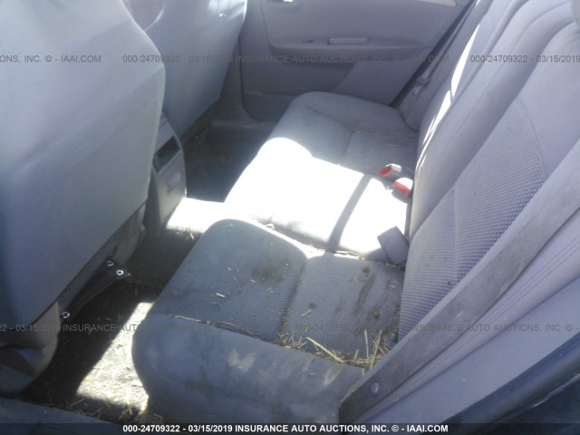 1G1ZA5EU1BF149278 - 2011 CHEVROLET MALIBU LS BLUE photo 8