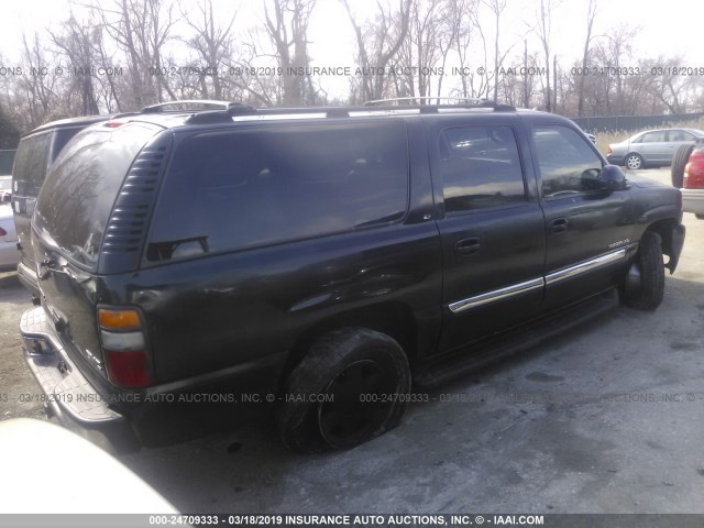 1GKEC16ZX5J128261 - 2005 GMC YUKON XL C1500 BLACK photo 4