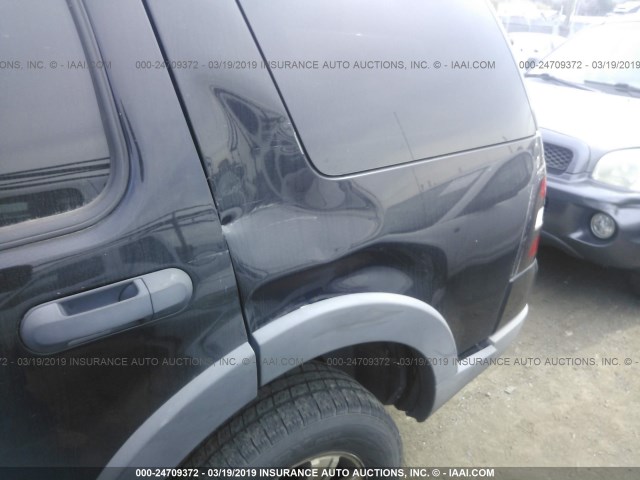 1FMEU73E96UA15622 - 2006 FORD EXPLORER XLT BLACK photo 6