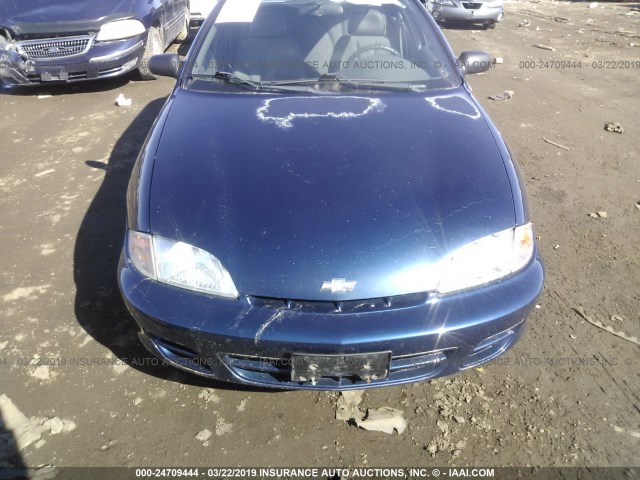 1G1JC524827108426 - 2002 CHEVROLET CAVALIER CNG BLUE photo 6