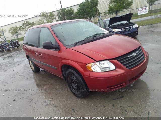 1A4GP45R36B733837 - 2006 CHRYSLER TOWN & COUNTRY  RED photo 1