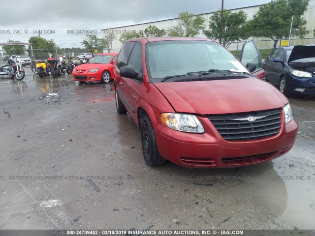 1A4GP45R36B733837 - 2006 CHRYSLER TOWN & COUNTRY  RED photo 6