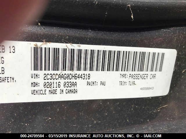 2C3CCAAG0DH644318 - 2013 CHRYSLER 300 GRAY photo 9