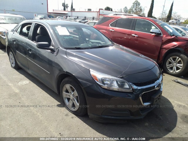 1G11B5SL1FF296910 - 2015 CHEVROLET MALIBU LS GRAY photo 1