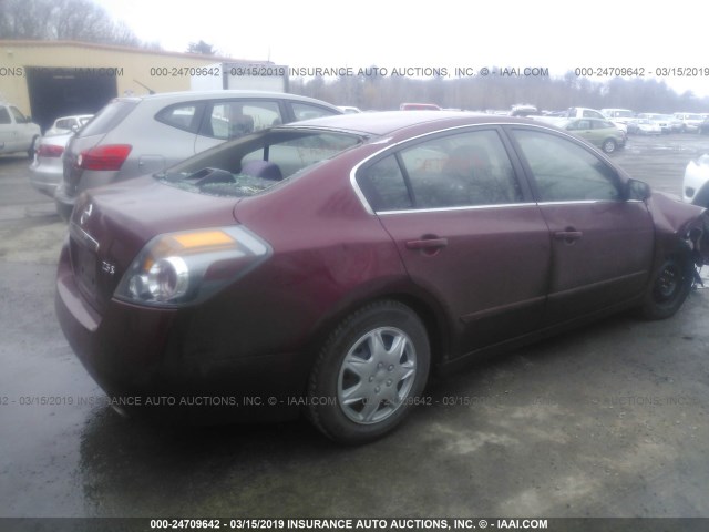 1N4AL21E48C149013 - 2008 NISSAN ALTIMA 2.5/2.5S RED photo 4