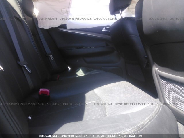 JN1DV6AR8CM861266 - 2012 INFINITI G25 SILVER photo 8