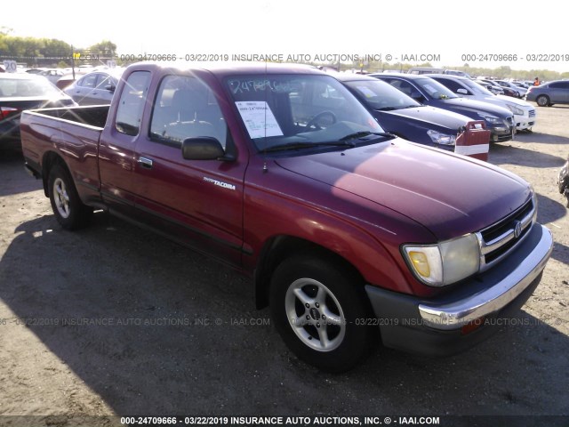 4TAVL52N7WZ081260 - 1998 TOYOTA TACOMA XTRACAB RED photo 1