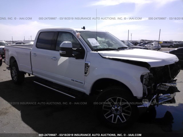 1FT8W3BT6KED25042 - 2019 FORD F350 WHITE photo 1