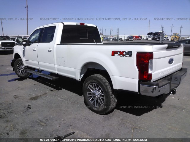 1FT8W3BT6KED25042 - 2019 FORD F350 WHITE photo 3