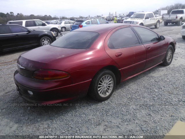 2C3HD46RX4H698904 - 2004 CHRYSLER CONCORDE LX RED photo 4