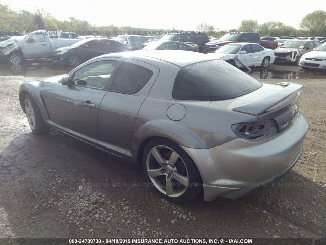 JM1FE17N450153040 - 2005 MAZDA RX8 GRAY photo 3